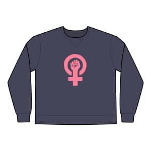 Unisex ComfortWash® Garment Dyed Crewneck Sweatshirt Feminism